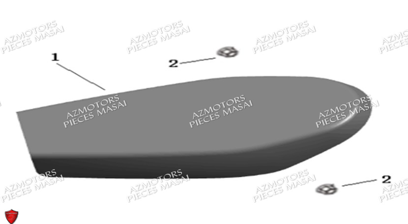 Selle No Serie Xxxs12xxmu Xxs12xxnu MASAI Pièces Moto SCRAMBLER 125cc 2021