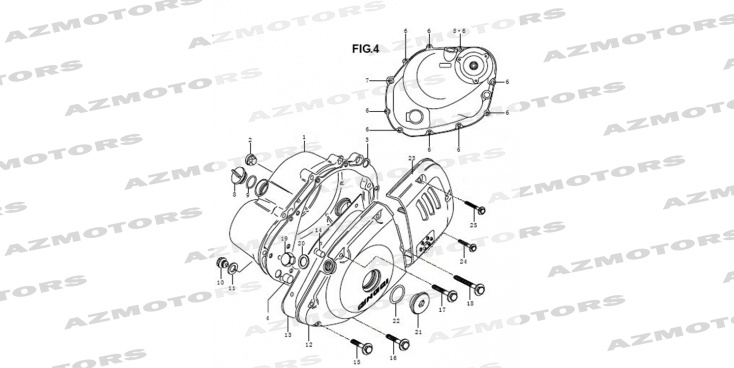 Carter Embrayage MASH Pieces MASH SCRAMBLER 125 (2012-2016)