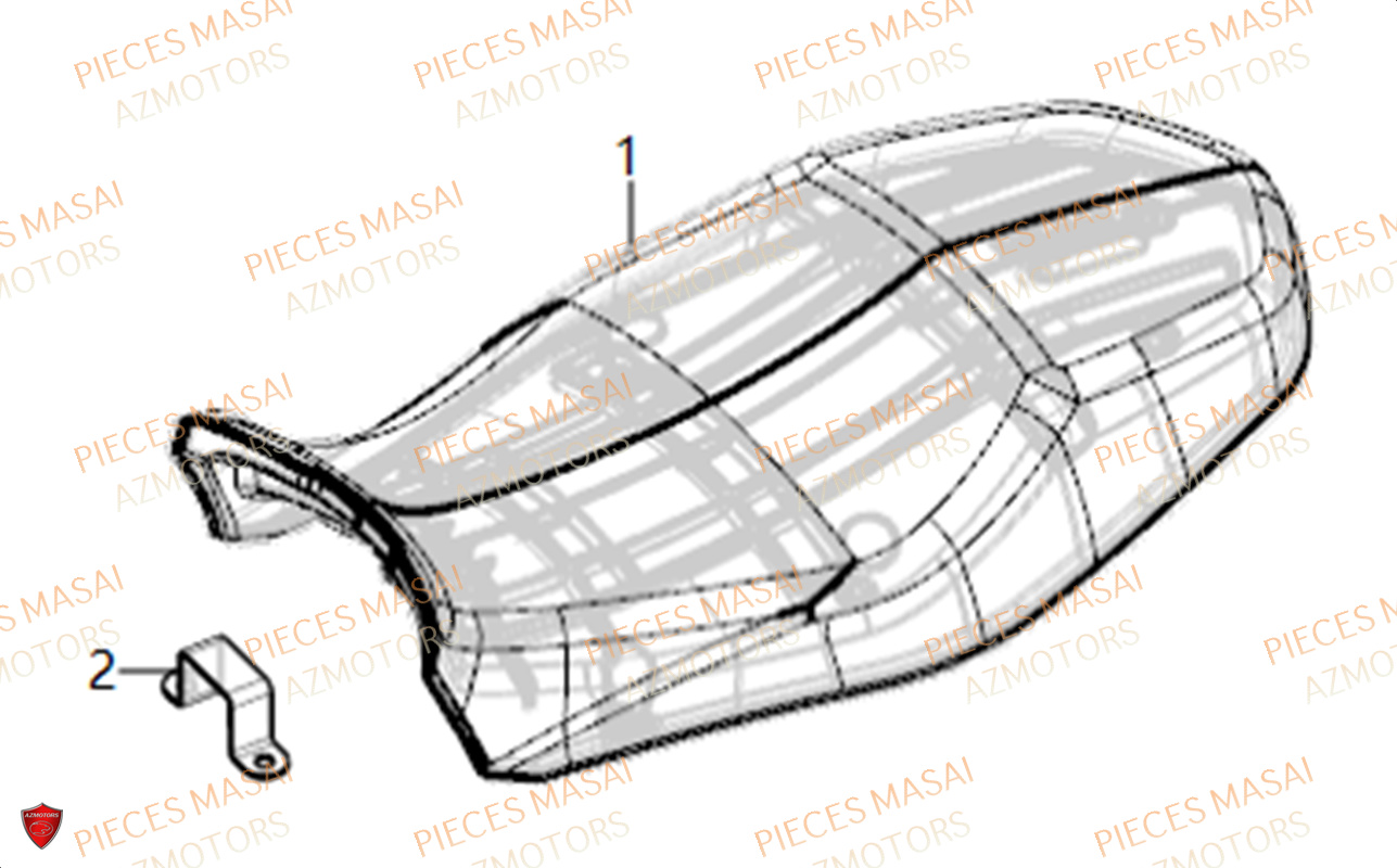 SELLE MASAI SCRAMBLER 125 SPORT