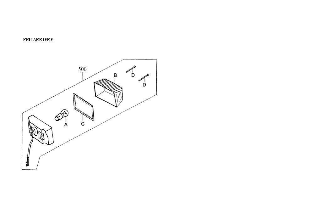 Feu Arriere KYMCO Pièces Moto Kymco SECTOR 125