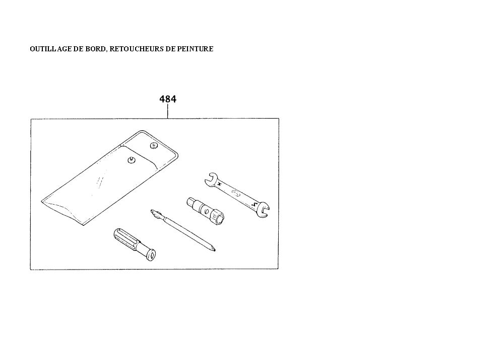 OUTILLAGE DE BORD   RETOUCHEUR DE PEINTURE KYMCO SECTOR125