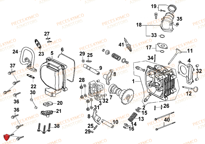 CULASSE pour SENTO-50-4T