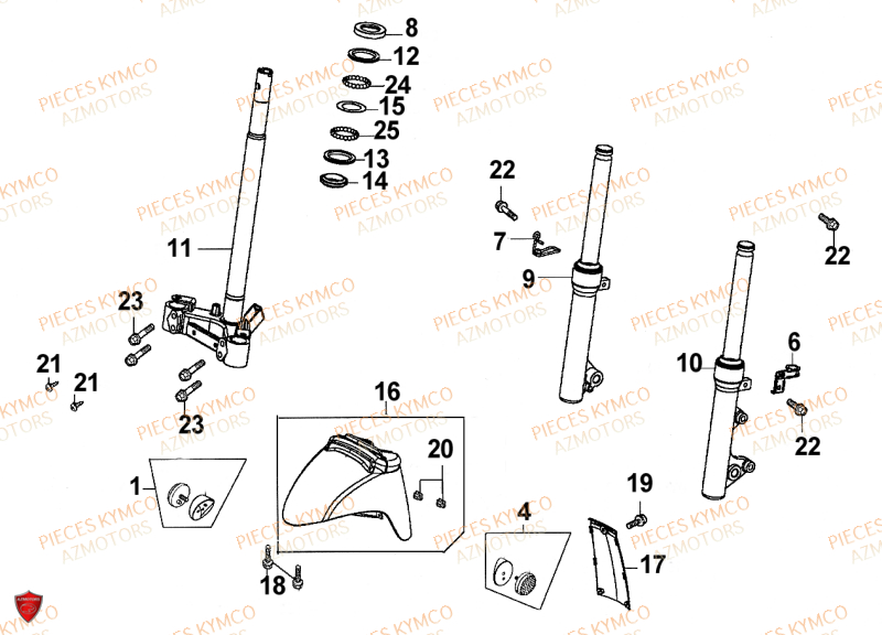 FOURCHE pour SENTO-50-4T