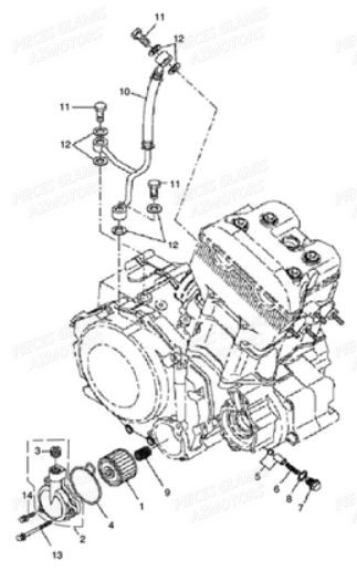 Filtre A Huile GLAMIS Pièces Buggy GLAMIS SHIFTER G500
