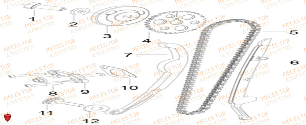 Distribution  Pieces KEEWAY Origine SILVERBLADE 250CC
