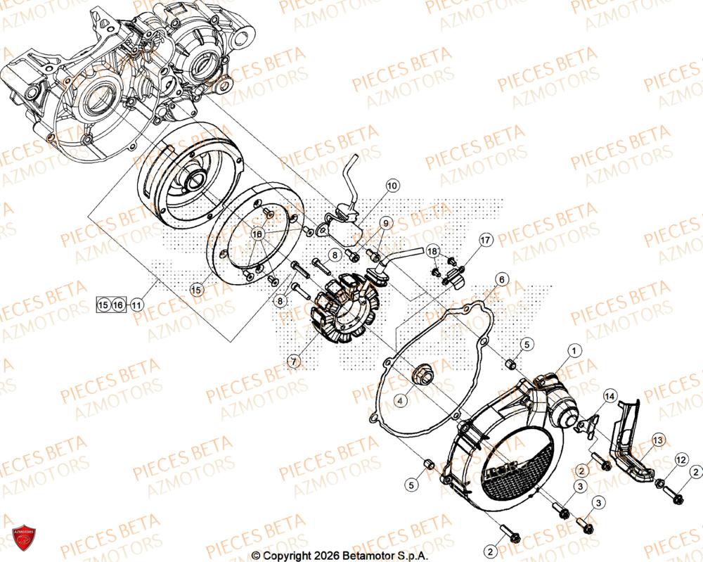 Allumage BETA Pieces BETA TRIAL SINCRO 300 2T SS - (2026)