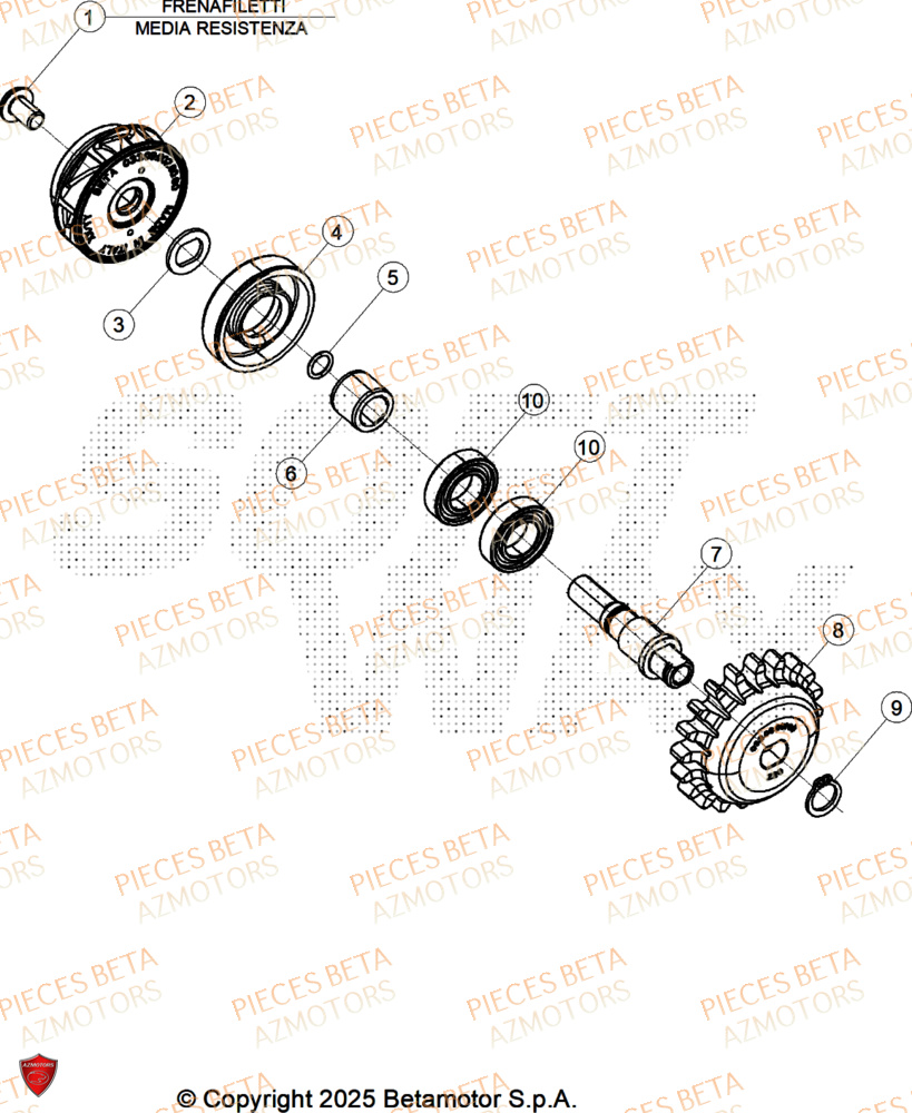 Refroidissement BETA Pieces BETA TRIAL SINCRO 300 2T SS - (2026)