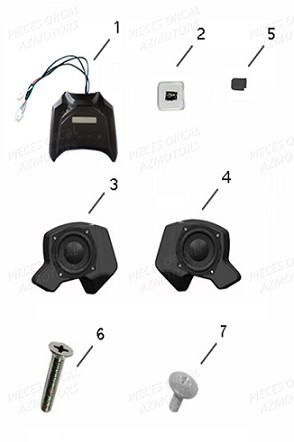 Audio ORCAL Pièces Orcal SK01 125cc Euro4