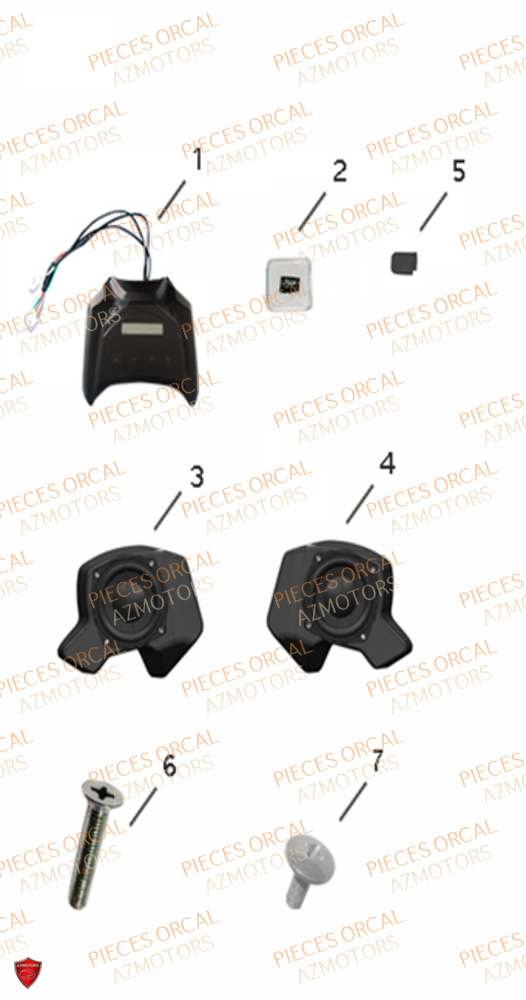 Audio ORCAL Pièces Orcal SK01 125cc Euro5