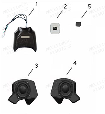 Audio ORCAL Pièces Orcal SK03 300cc EURO4