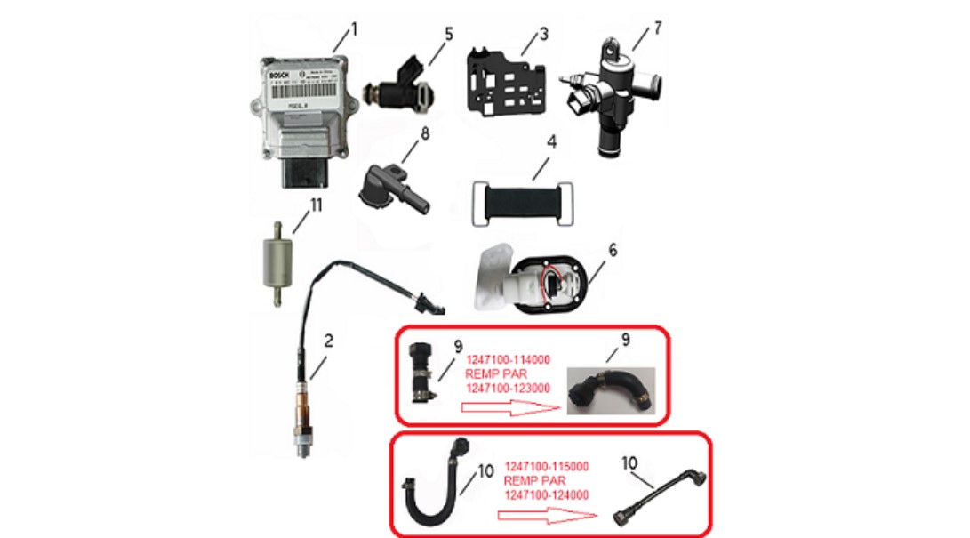 Electrique Moteur ORCAL Pièces Orcal SK03 300cc EURO4