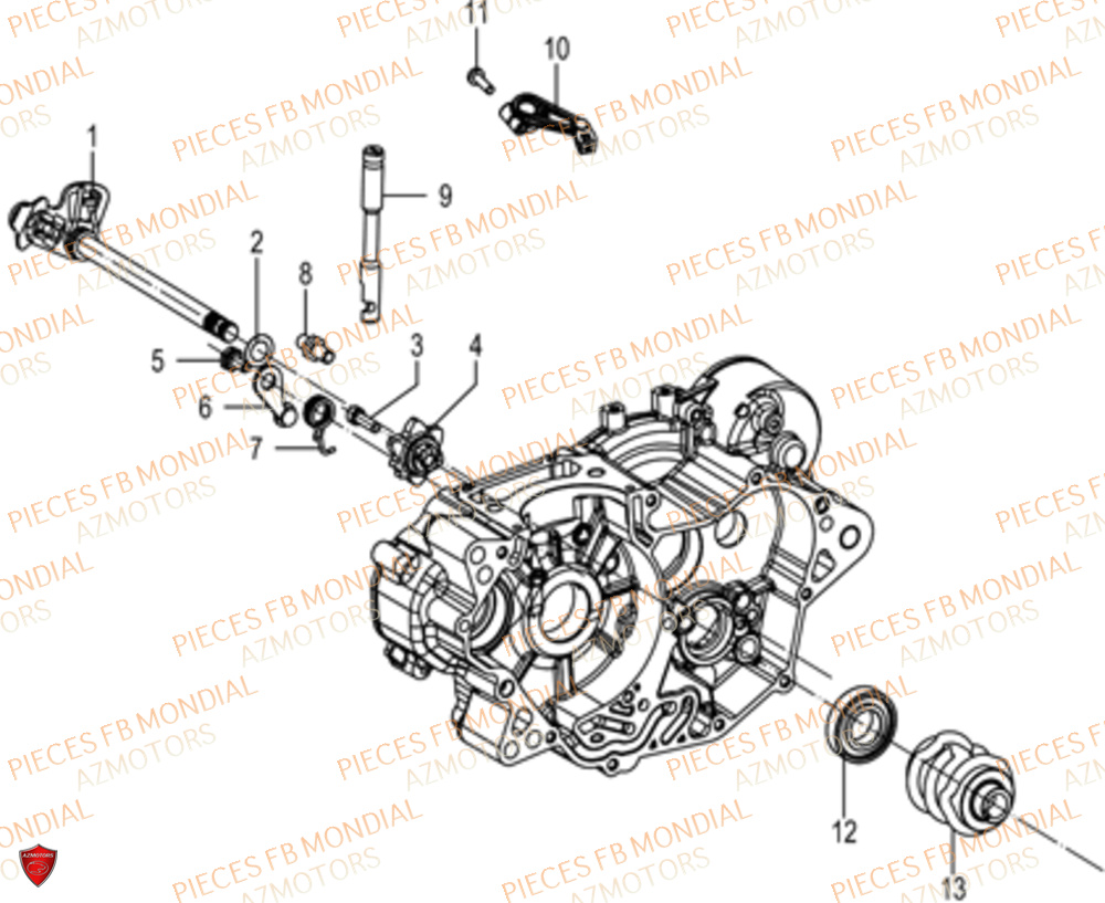 Selection FB MONDIAL Pieces SMX 125 MOTARD EU V