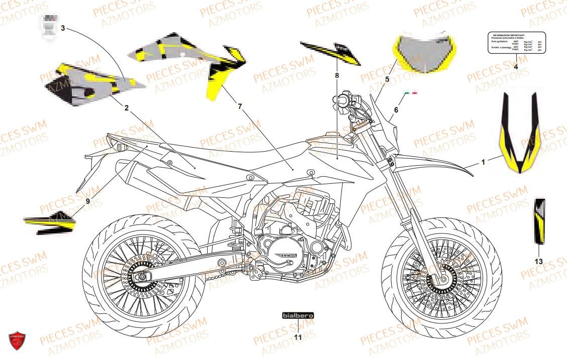 DECORS SWM SM 125 R 2020