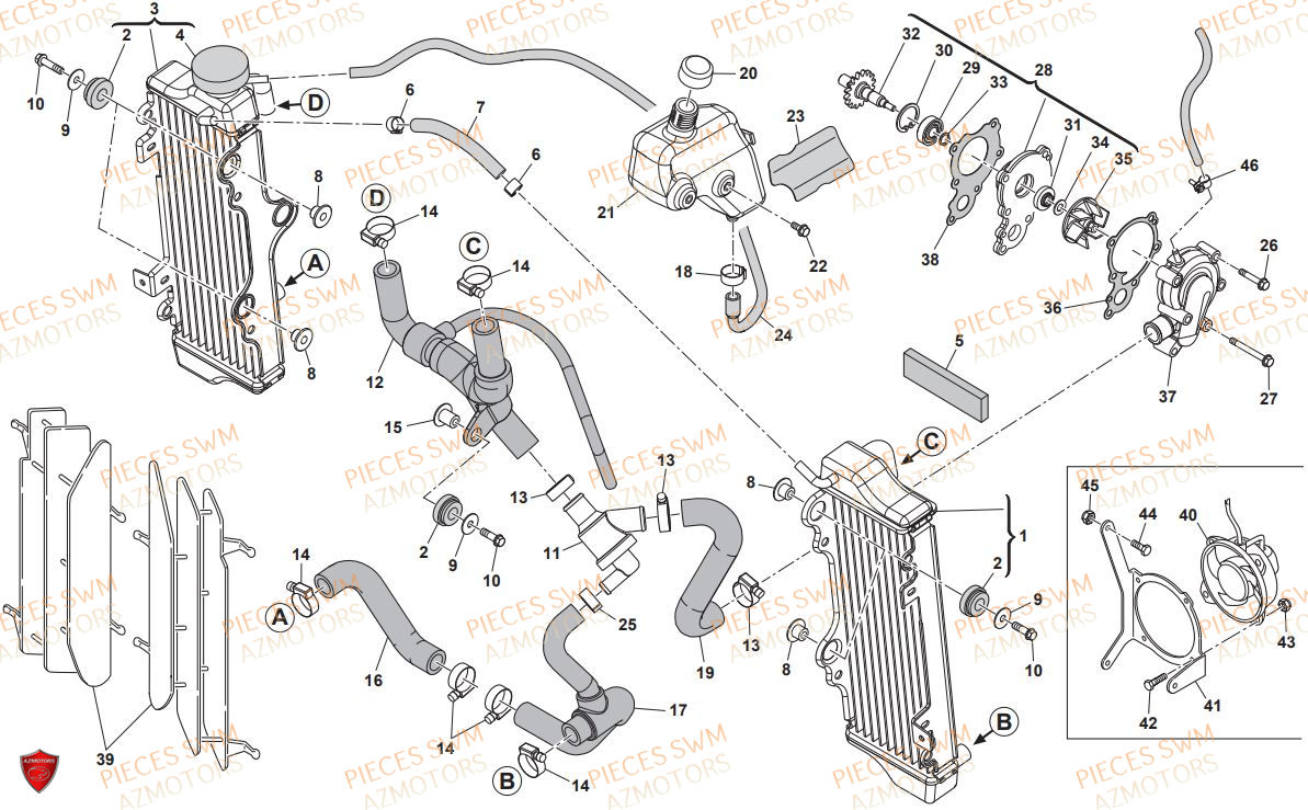 REFROIDISSEMENT SWM SM 125 R 2020