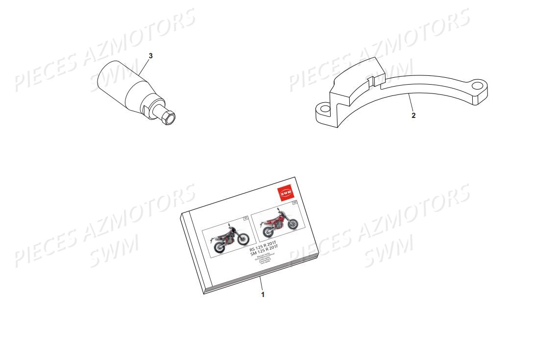 Outils D Assistance Manuel SWM Pieces SWM Origine SM 125R SUPERMOTARD E4(2017)
