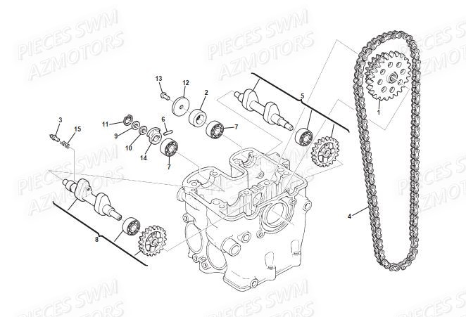 Distribution SWM Pieces SWM SUPERMOTARD SM 650R