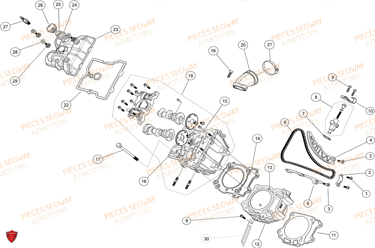 Distribution SEGWAY SNARLER AT6 L EPS LUXE BLACK SERIES