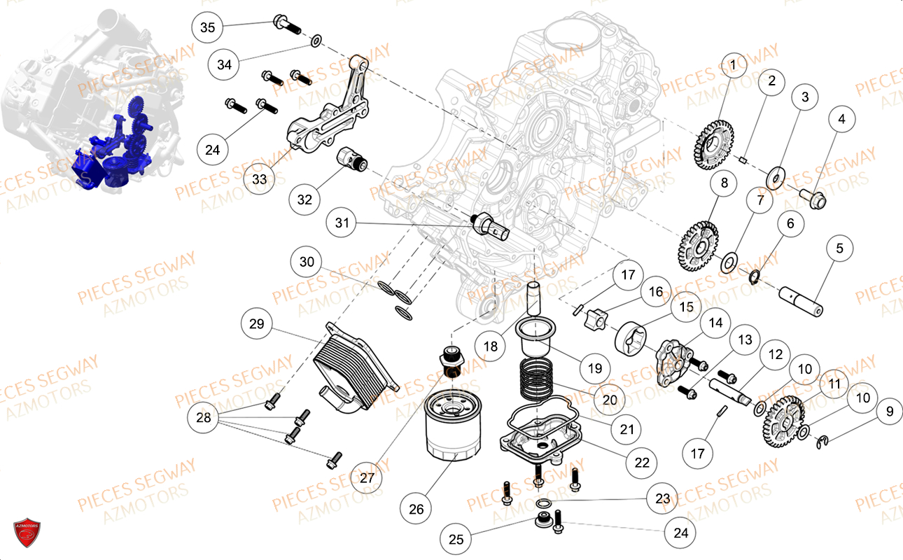 Lubrification SEGWAY SNARLER AT6 L EPS LUXE BLACK SERIES