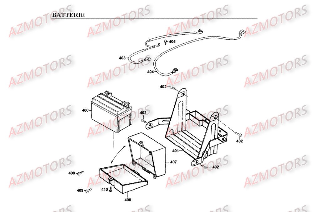 Batterie KYMCO Pièces Scooter Kymco SPACER 125 12" 4T