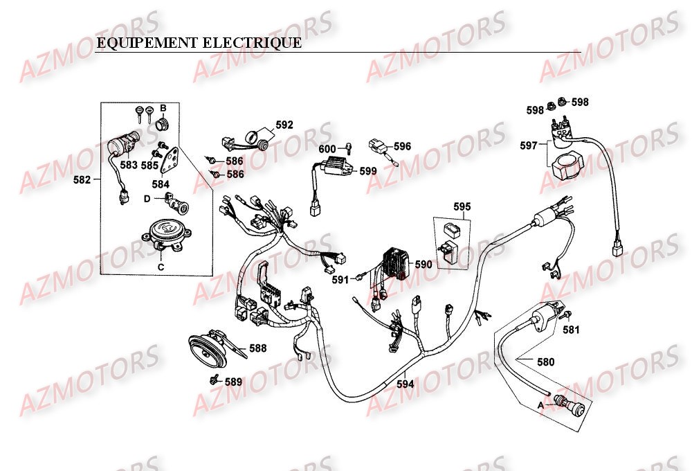 EQUIPEMENT ELECTRIQUE pour SPACER125-12P