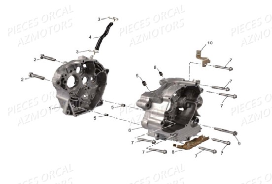 Carters ORCAL Pièces Orcal Sprint 125cc EURO4