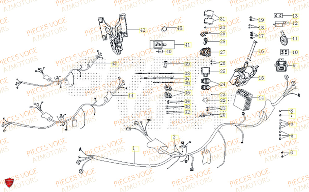 Electricite VOGE Pièces Voge SR1 ADV EURO 5+