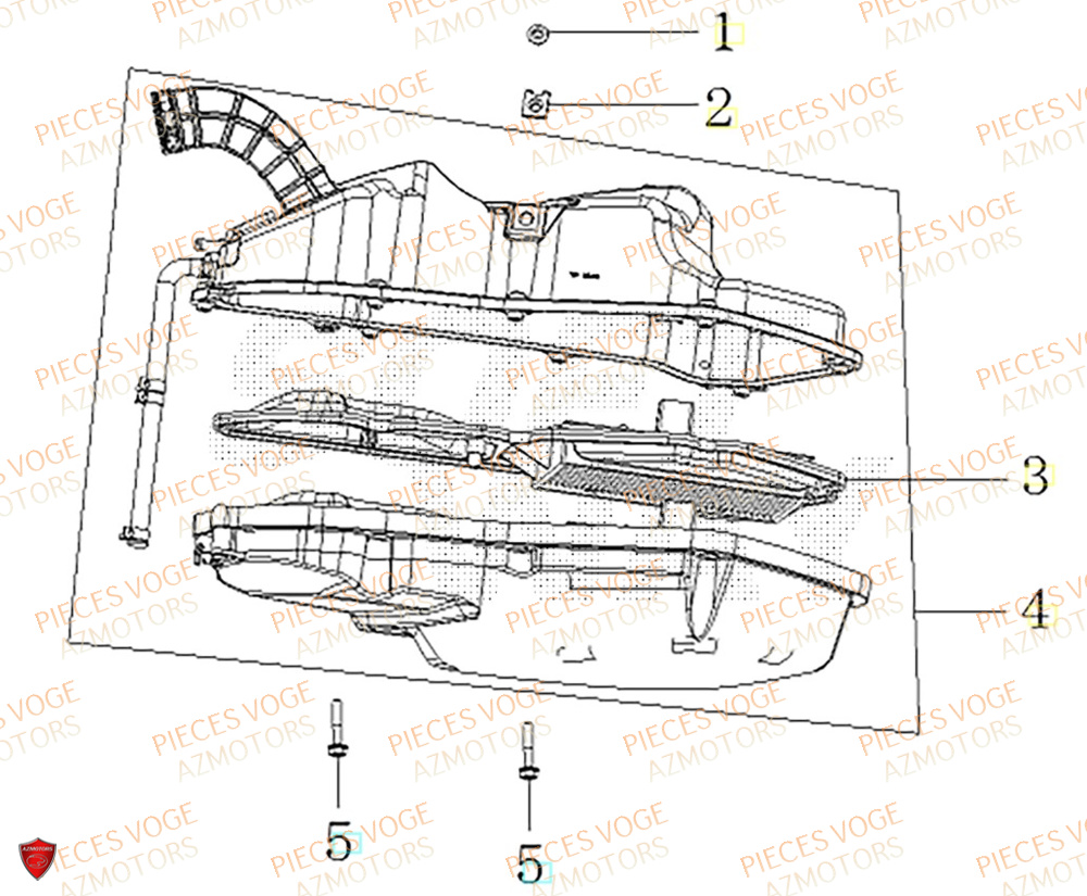 Filtre A Air VOGE Pièces Voge SR1 EURO 5+