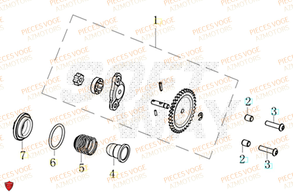 Pompe A Huile VOGE Pièces Voge SR1 EURO 5+