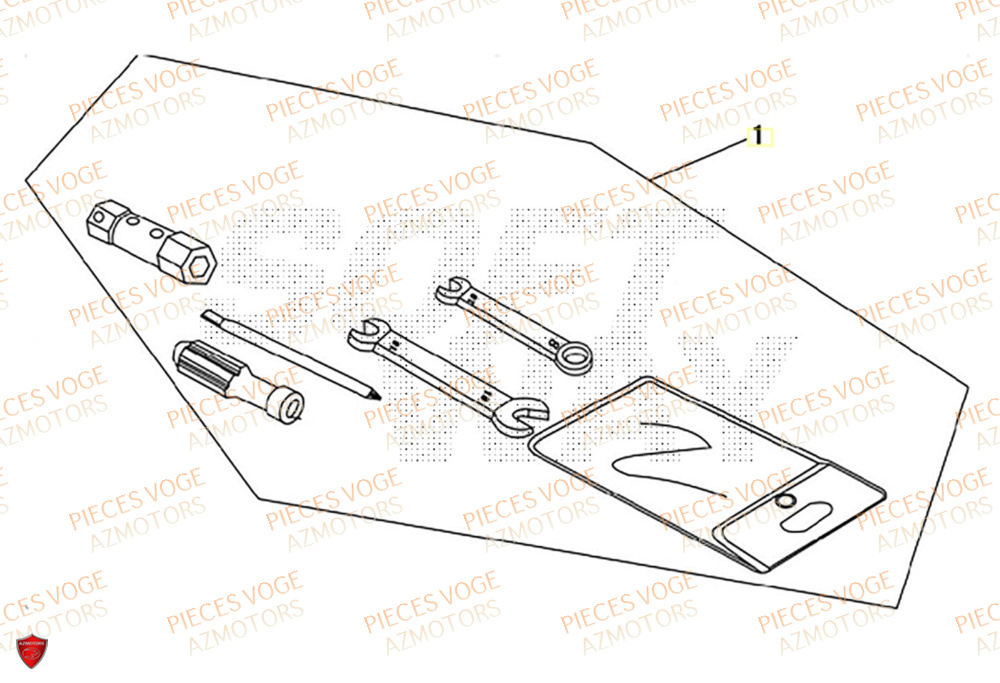 Trousse A Outils VOGE Pièces Voge SR1 EURO 5+