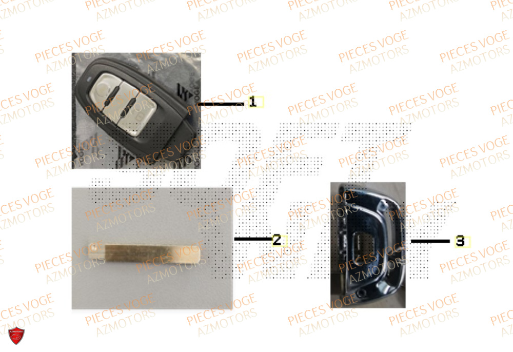 Clef VOGE Pièces Voge SR16 EURO 5+