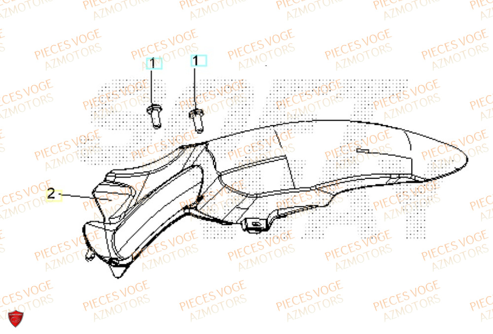 Leche Roue Arriere VOGE Pièces Voge SR16 EURO 5+