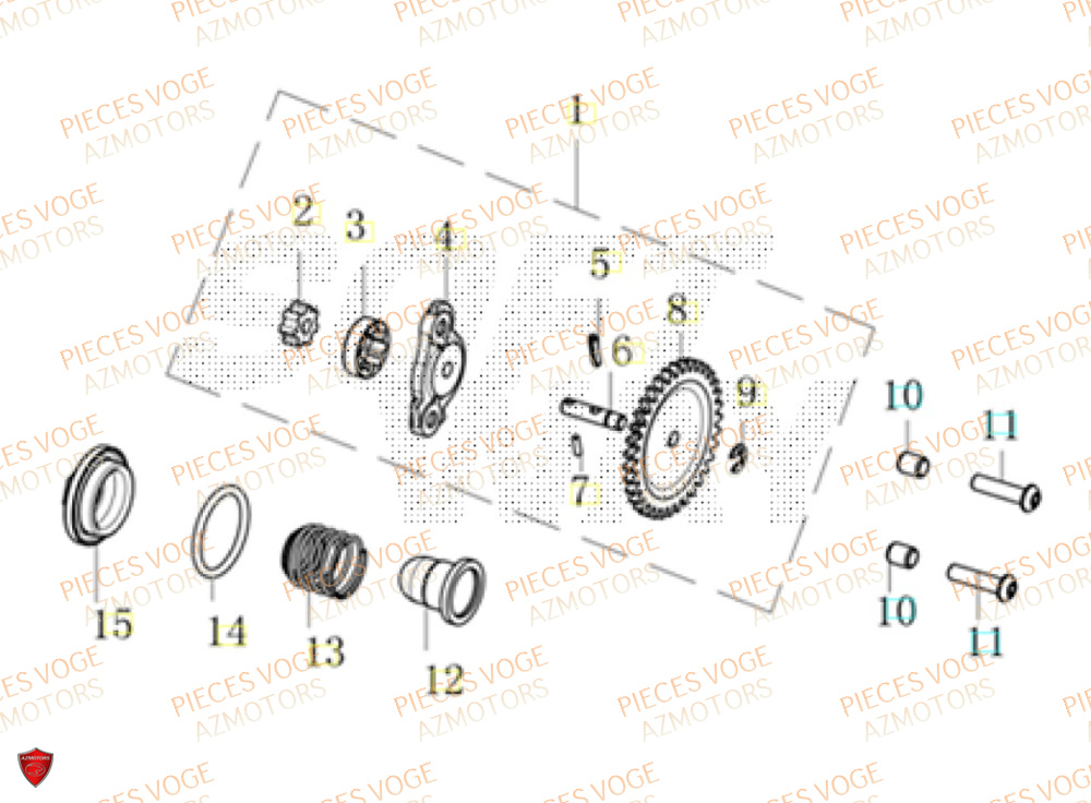 Pompe A Huile VOGE Pièces Voge SR16 EURO 5+