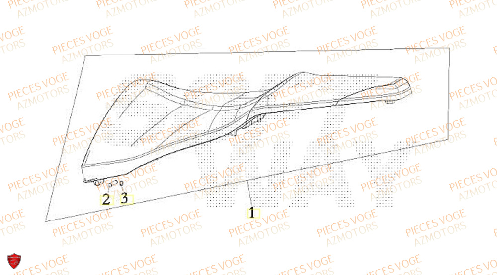 Selle VOGE Pièces Voge SR16 EURO 5+
