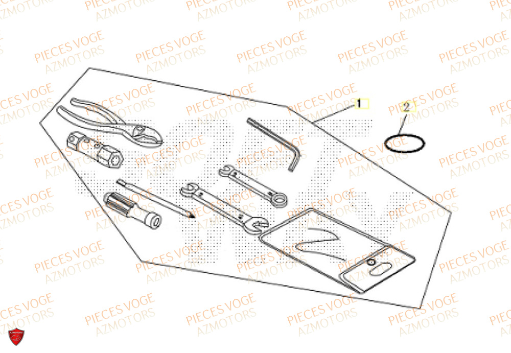 Trousse A Outils VOGE Pièces Voge SR16 EURO 5+