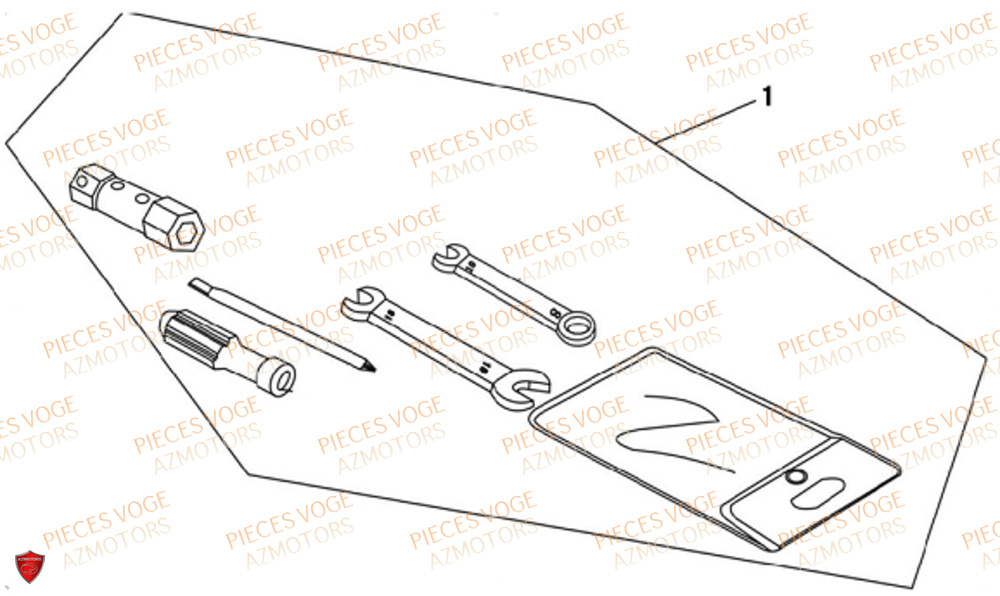 Trousse A Outils VOGE Pièces Voge SR_1 EURO 5