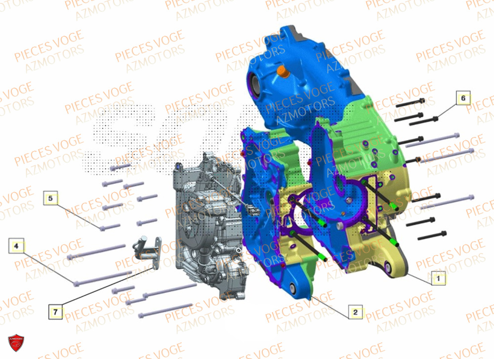 Carters VOGE Pièces Voge SR4 LUXE EURO 5+