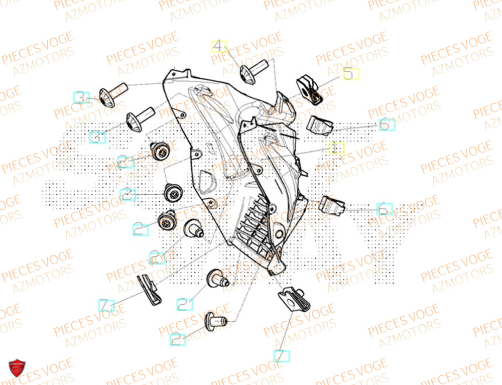 Convoyeur D Air VOGE Pièces Voge SR4 LUXE EURO 5+