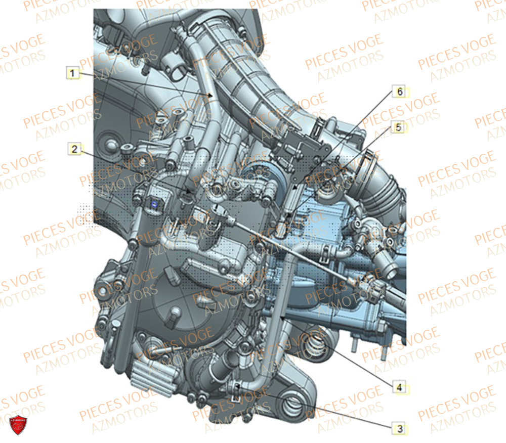 Durite D Eau VOGE Pièces Voge SR4 LUXE EURO 5+