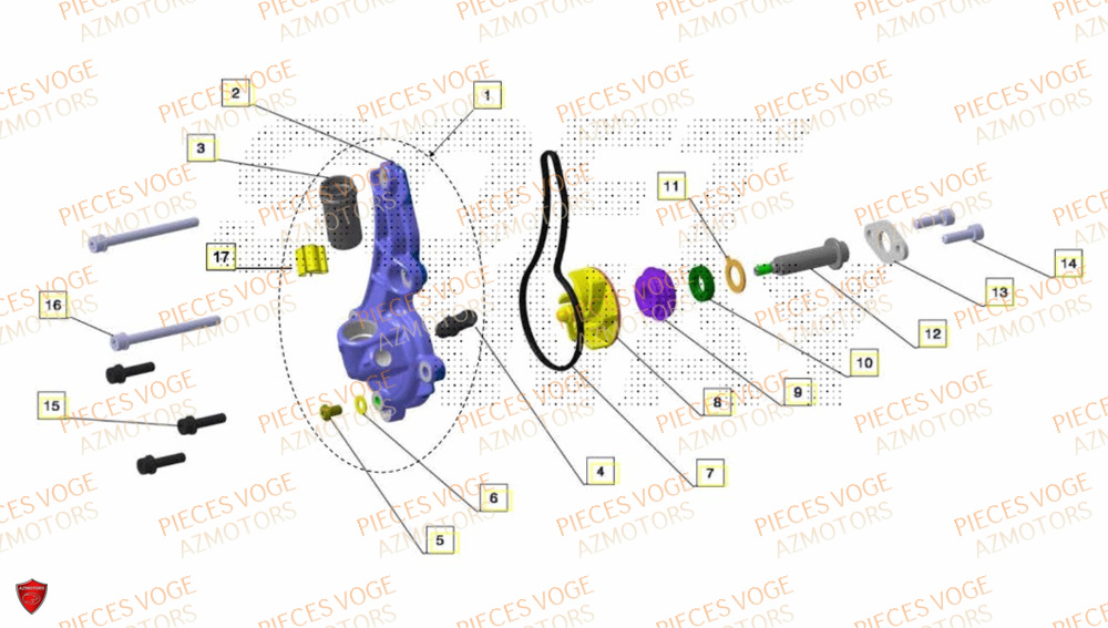 Pompe A Eau VOGE Pièces Voge SR4 LUXE EURO 5+