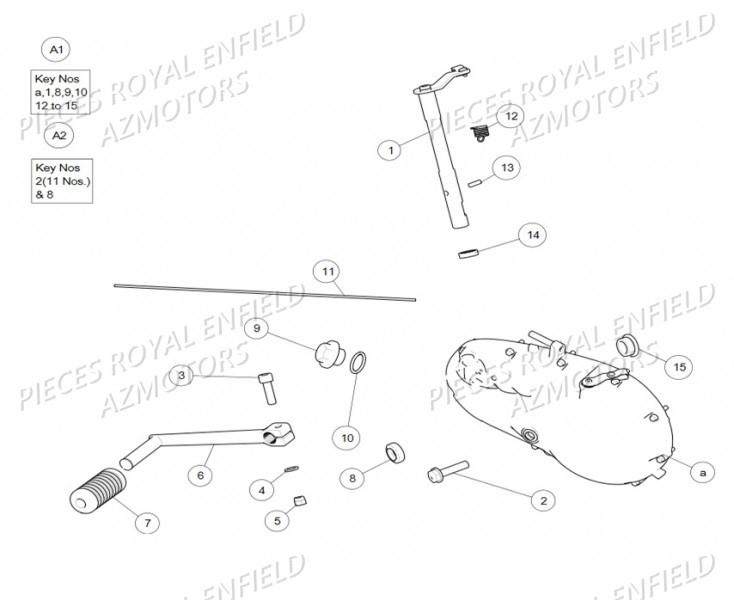 CARTER EMBRAYAGE ROYAL ENFIELD STEALTH BLACK