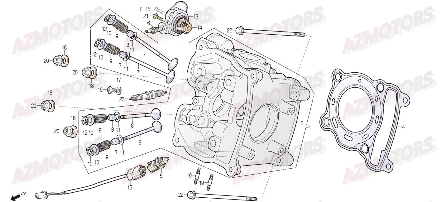 CULASSE pour STEEZER 125