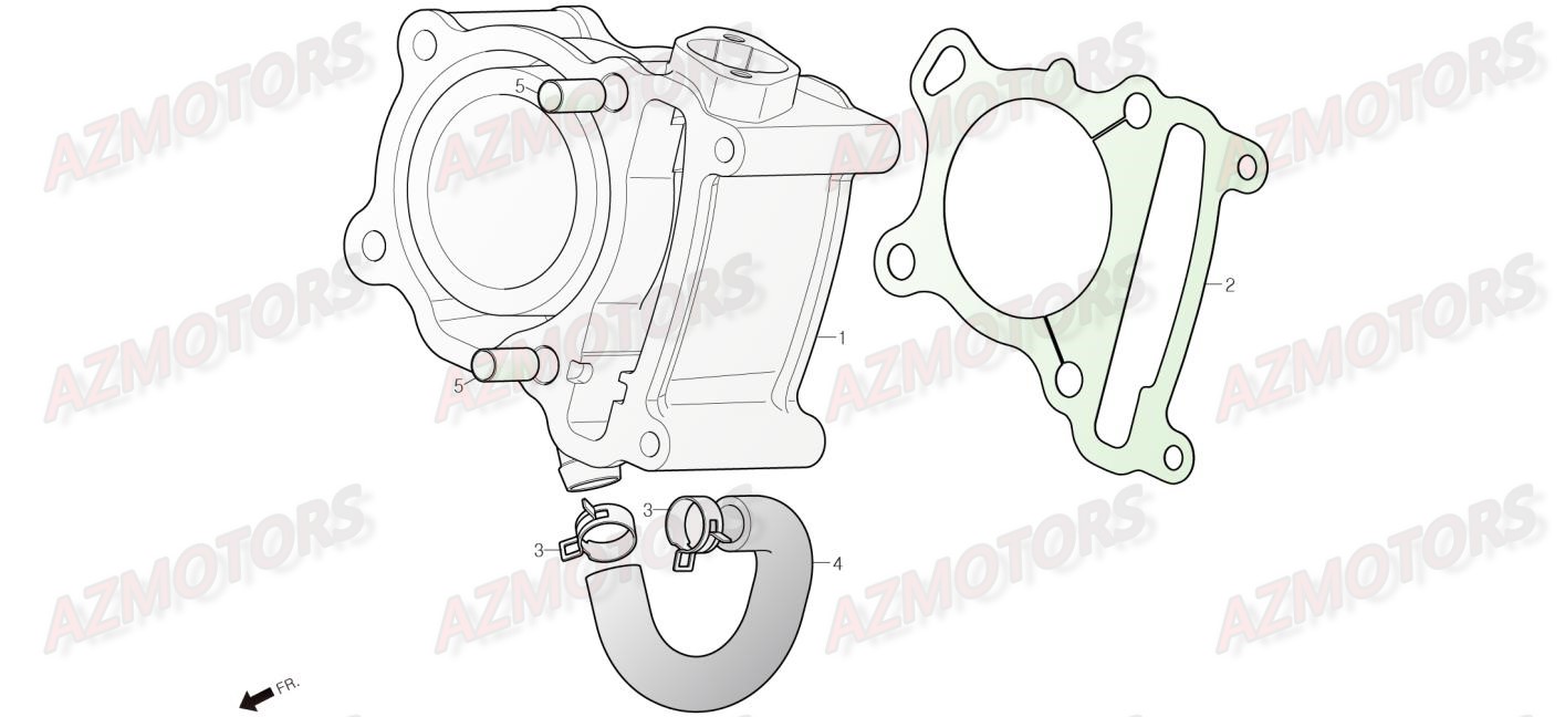 CYCLINDRE pour STEEZER 125