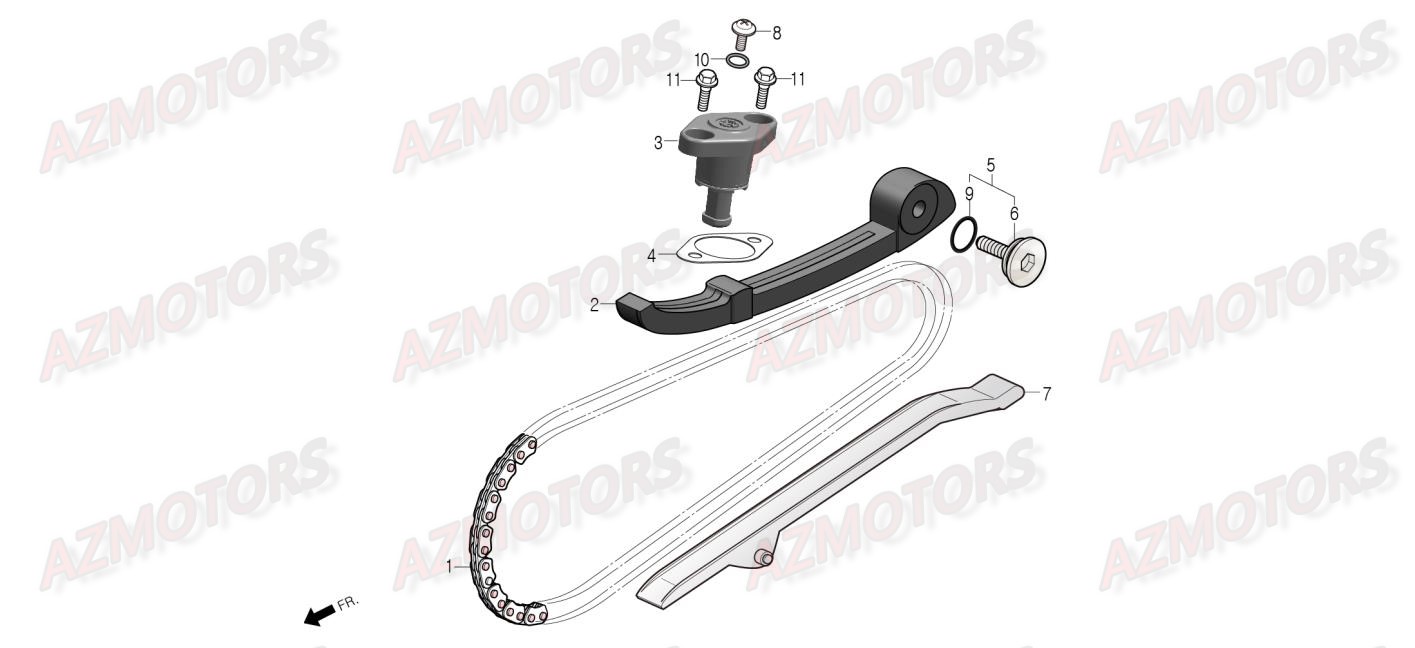 Distribution DAELIM Pieces Scooter DAELIM Steezer 125cc CBS