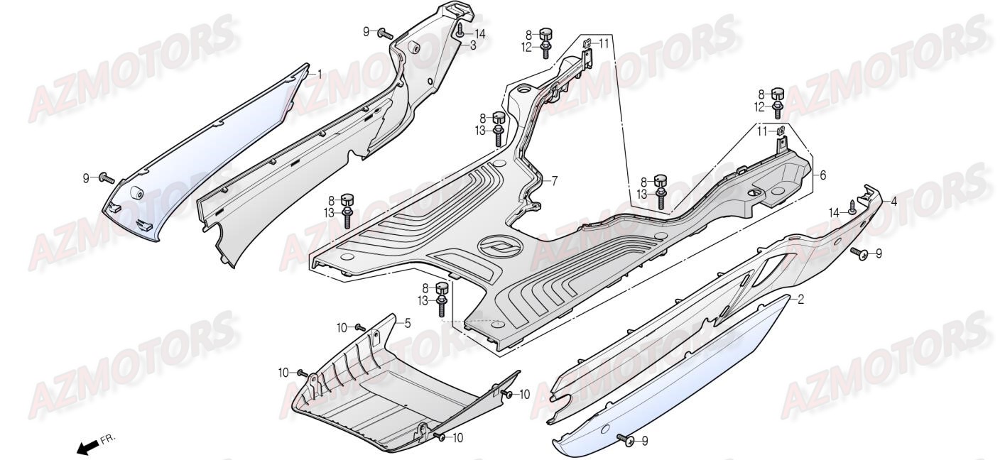 BOUCHON DAELIM pour PLANCHER de STEEZER 125