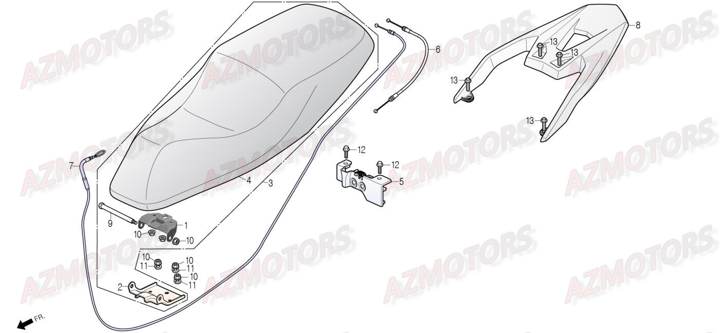 SELLE DAELIM STEEZER 125