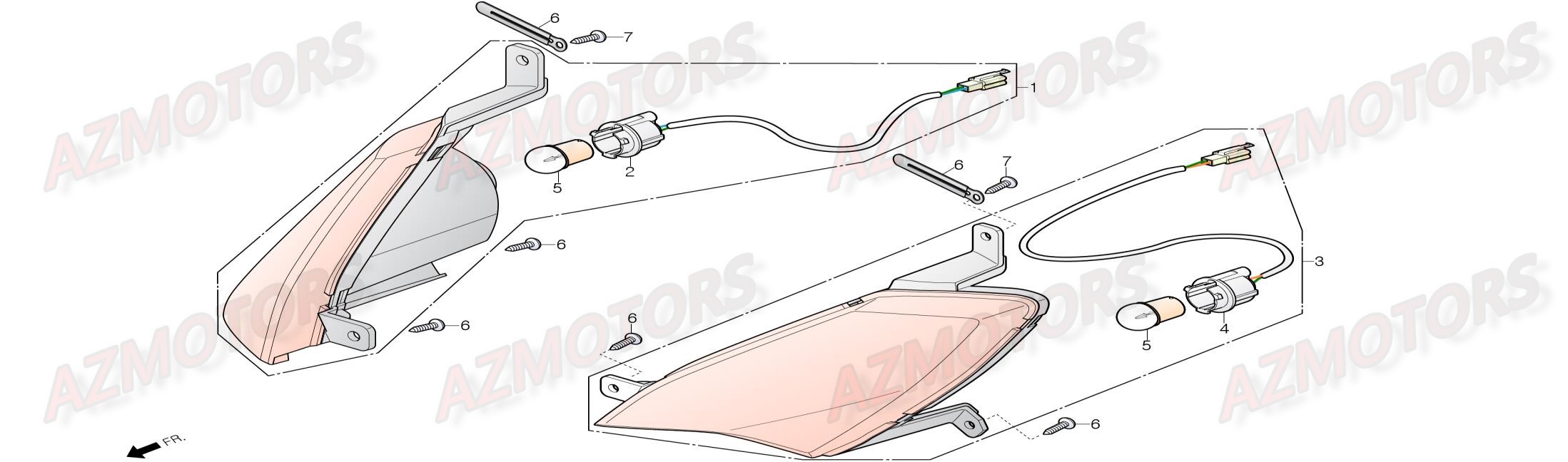 Clignotants DAELIM Pieces Scooter DAELIM Steezer S 125 CBS (2016)