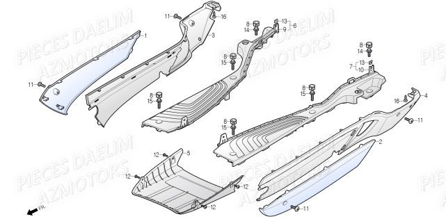 BOUCHON DAELIM pour PLANCHER de STEEZER S ABS