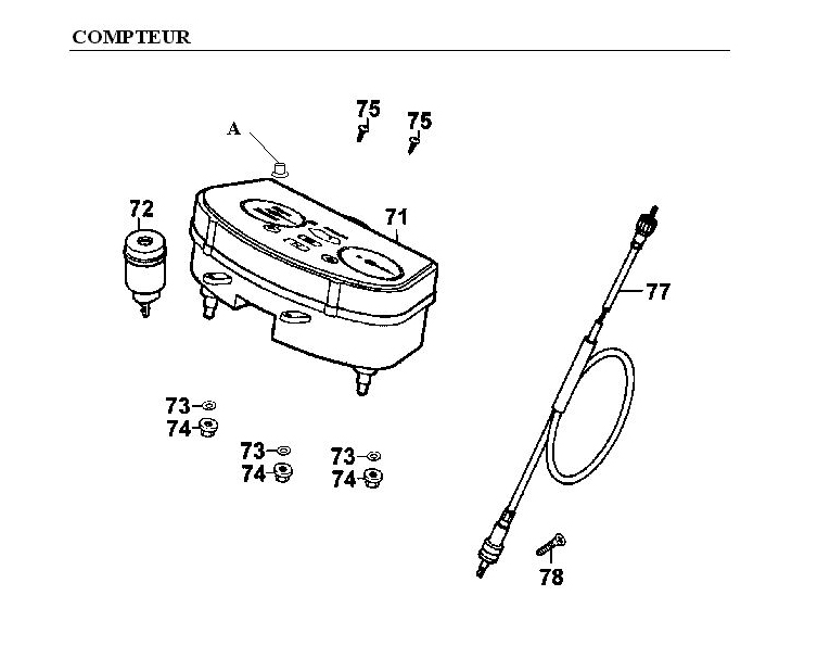 COMPTEUR pour STRYKER125