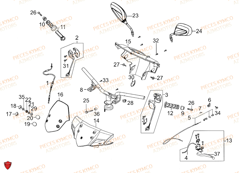 GUIDON pour SUPER8-50-2T