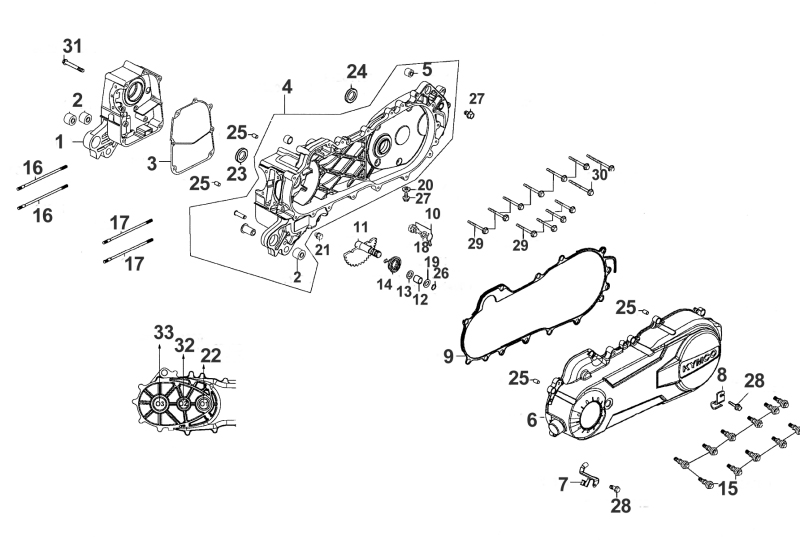Carter Moteur AZMOTORS 